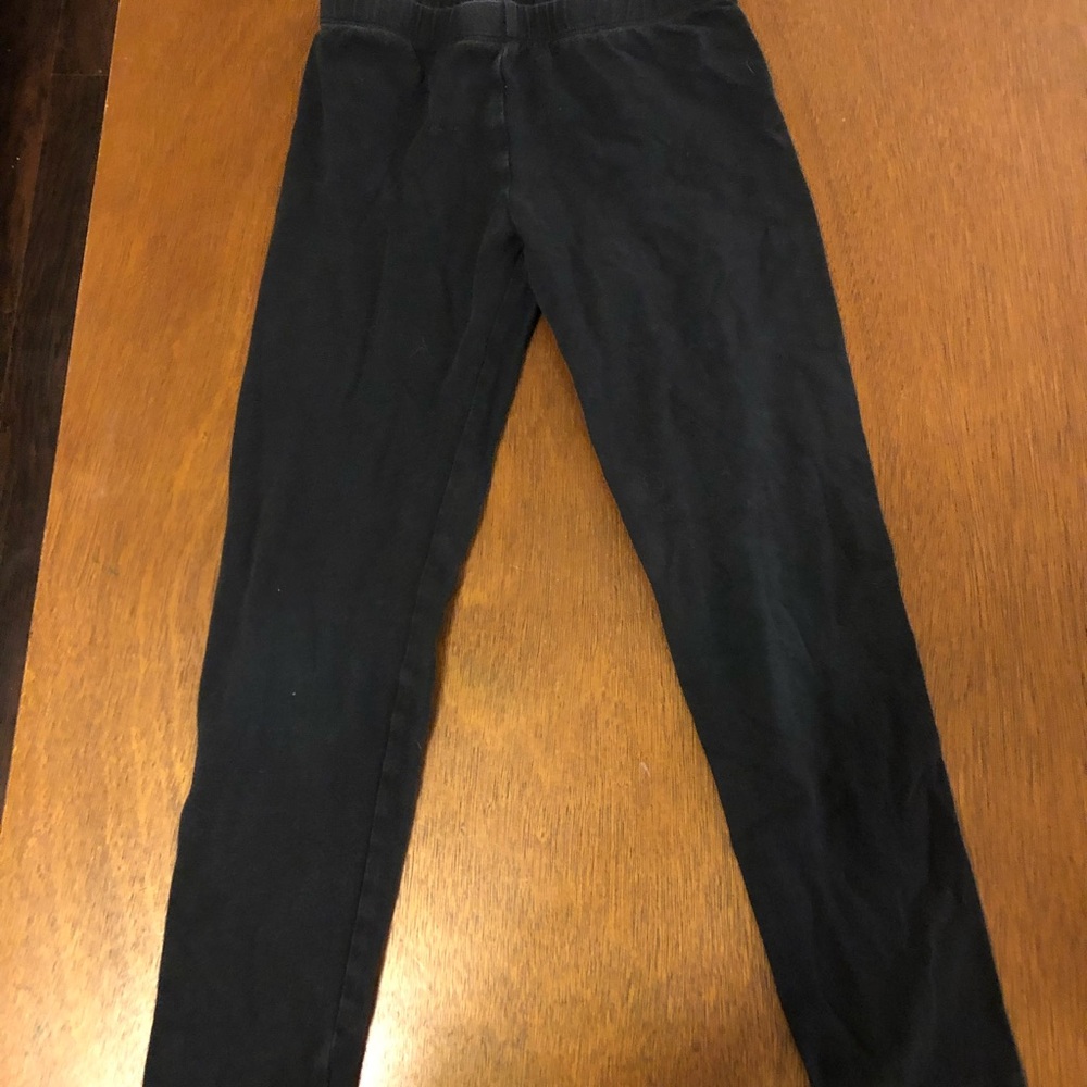 SO Black Cotton Blend Leggings